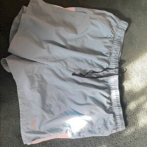 Nike Men's Athletic blue 5 inch seam Shorts